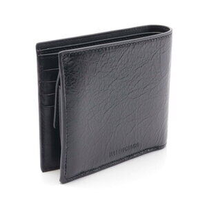 Balenciaga Leather Bifold LE Black Wallet CAG